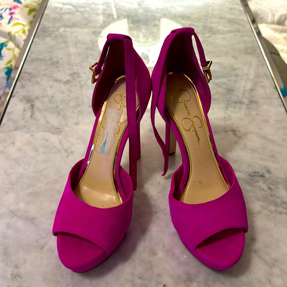 Jessica Simpson shoes. Pink, perfect condition. Size 8.